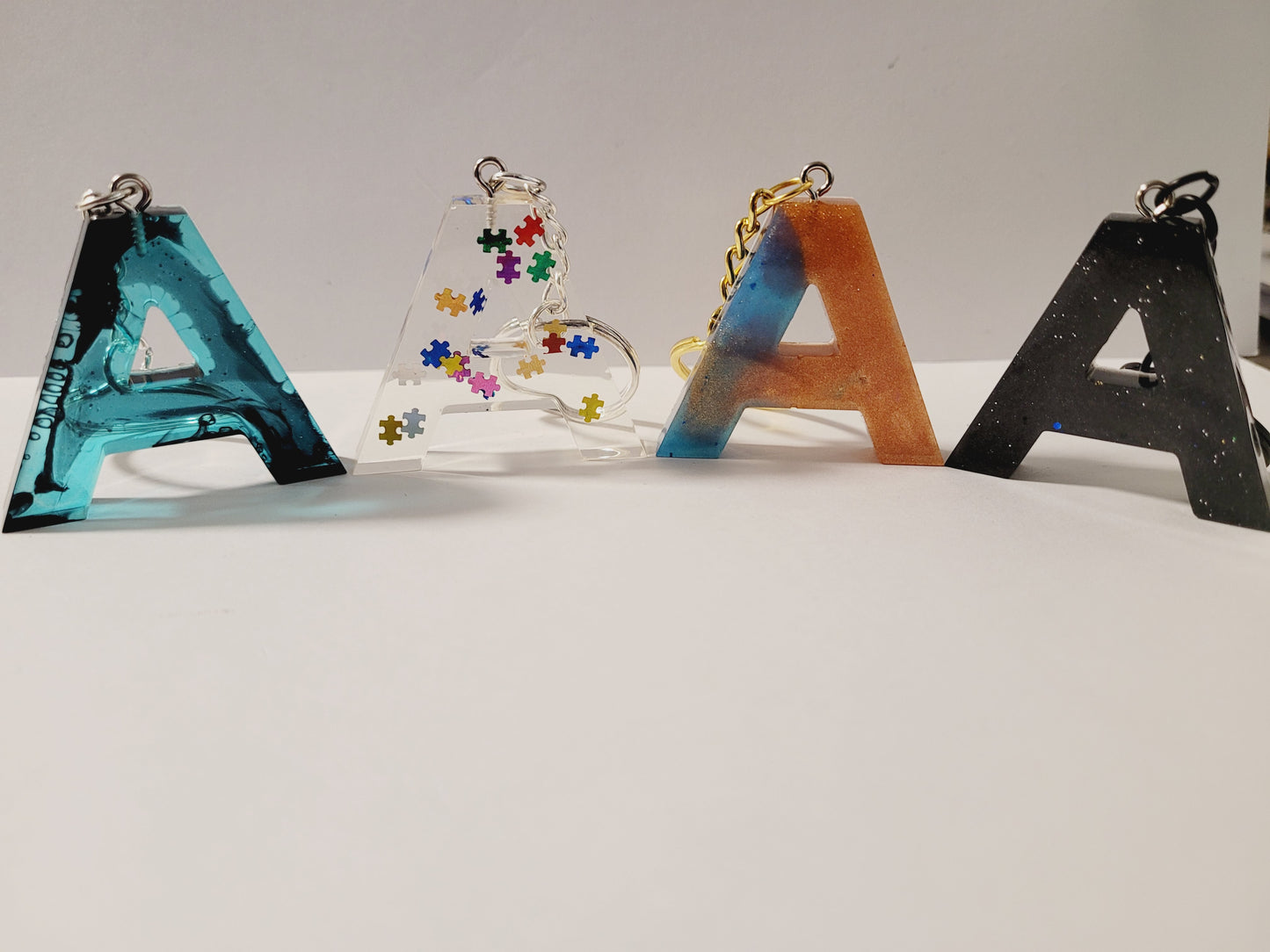 Letter A Keychains