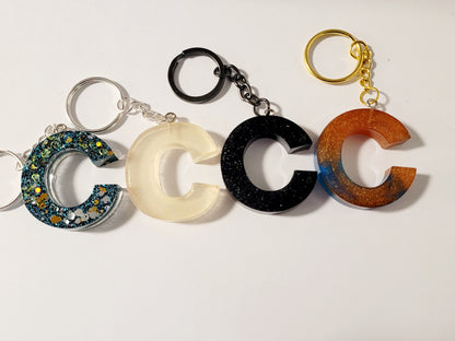 Letter C Keychain