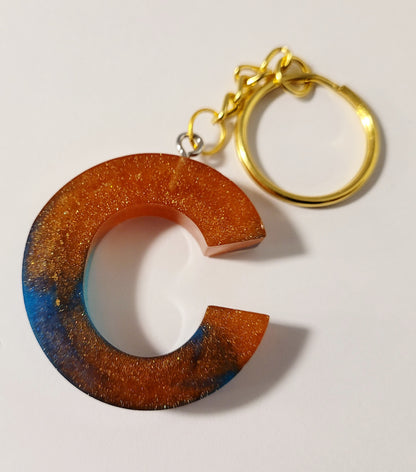 Letter C Keychain