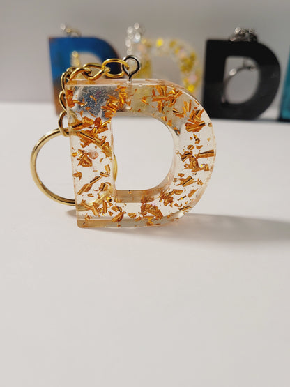 Letter D Keychain