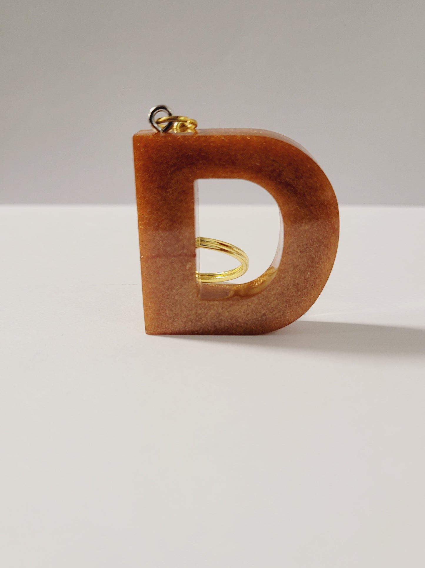 Letter D Keychain