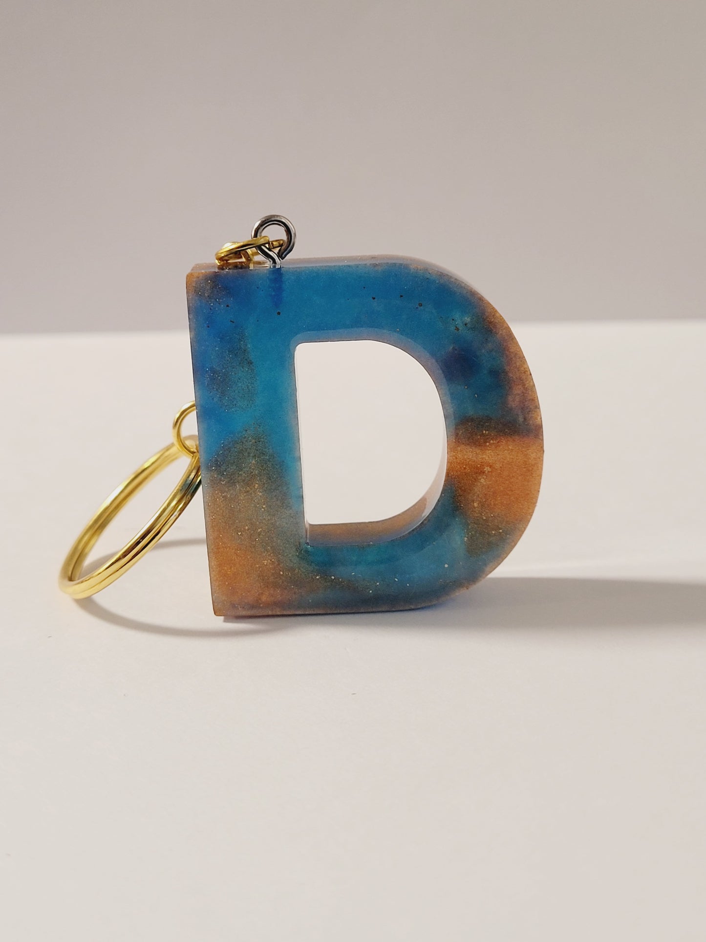 Letter D Keychain