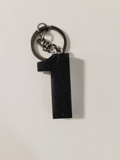 Number 1 Keychain