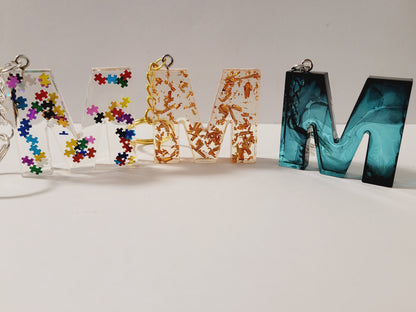 Letter M Keychains