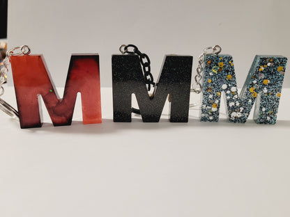 Letter M Keychains