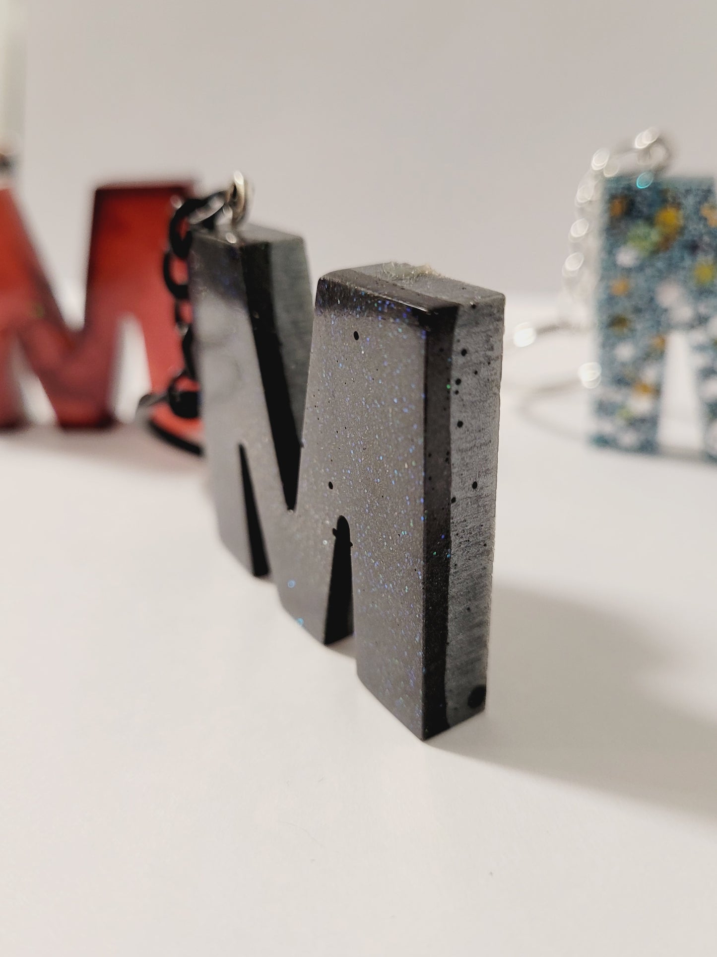 Letter M Keychains