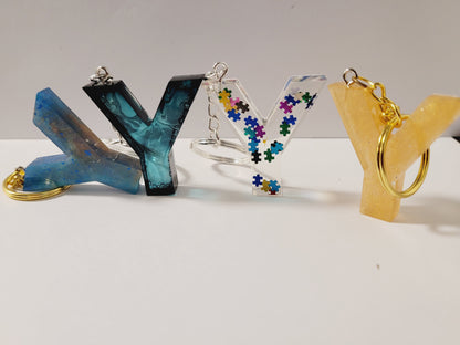 Letter Y Keychains