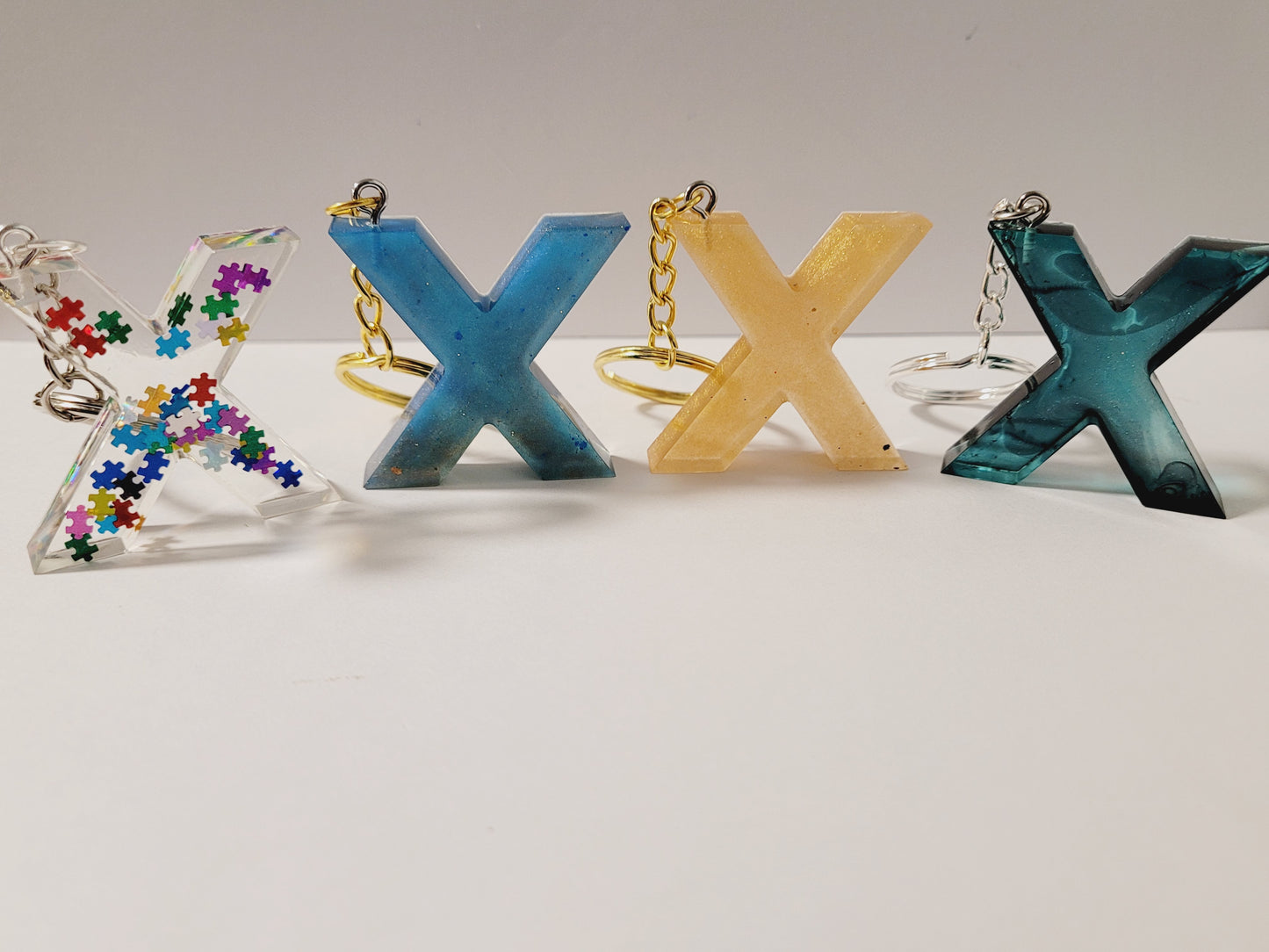 Letter X Keychain