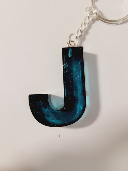 Letter J Keychain