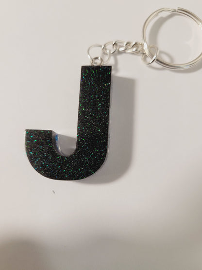 Letter J Keychain