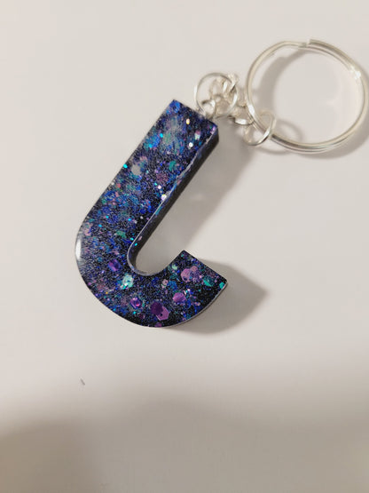 Letter J Keychain