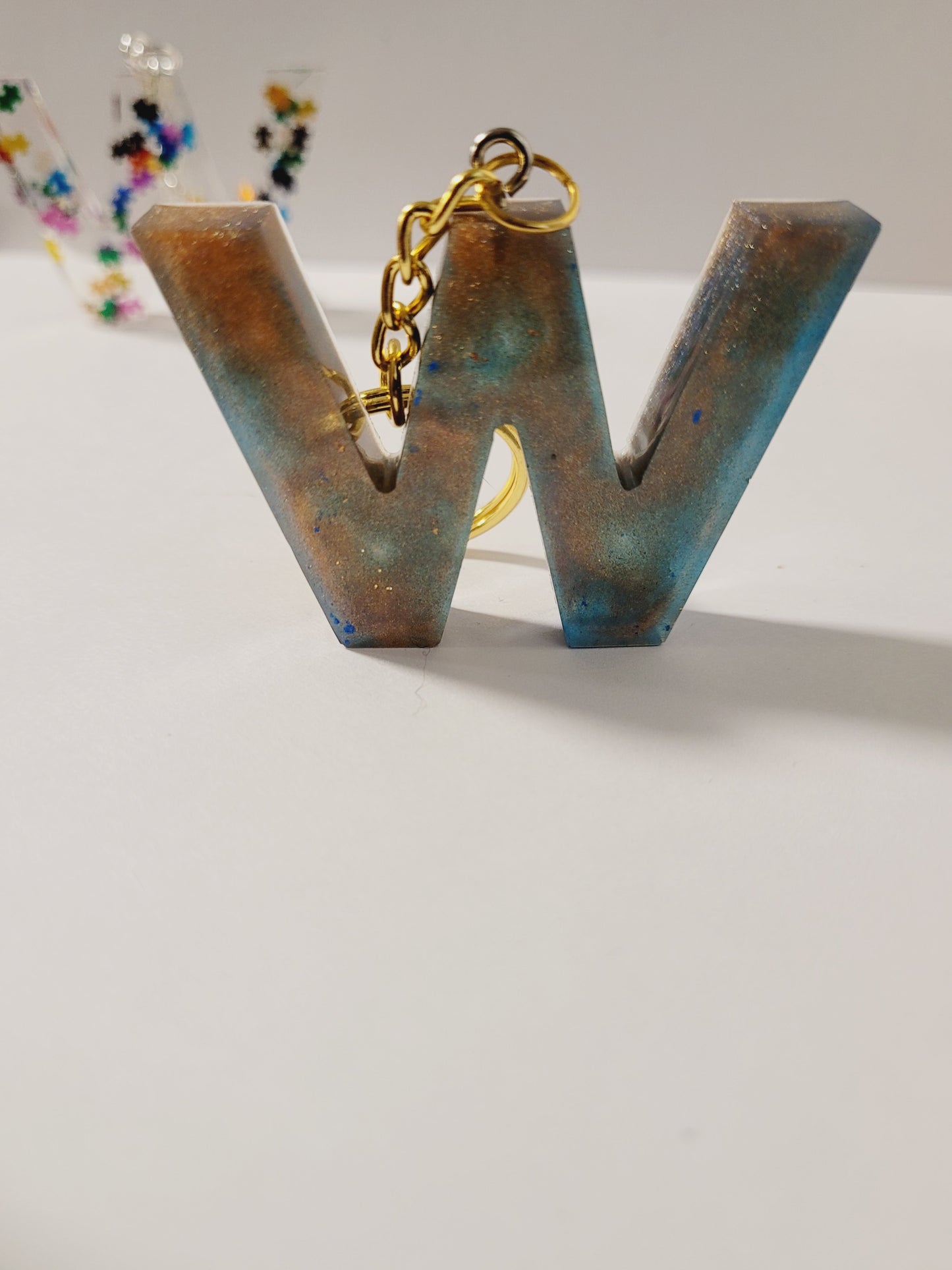 Letter W Keychain