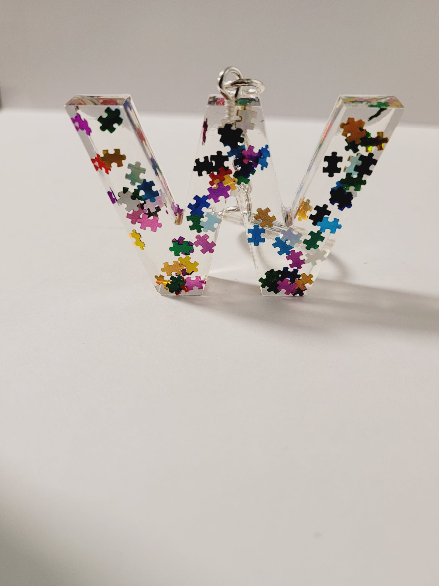 Letter W Keychain