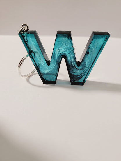 Letter W Keychain