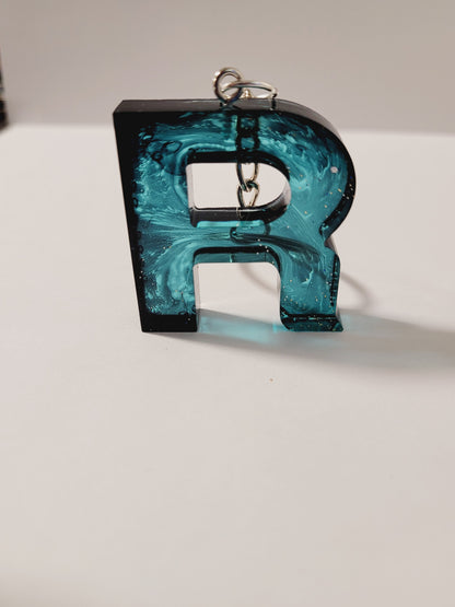 Letter R Keychain