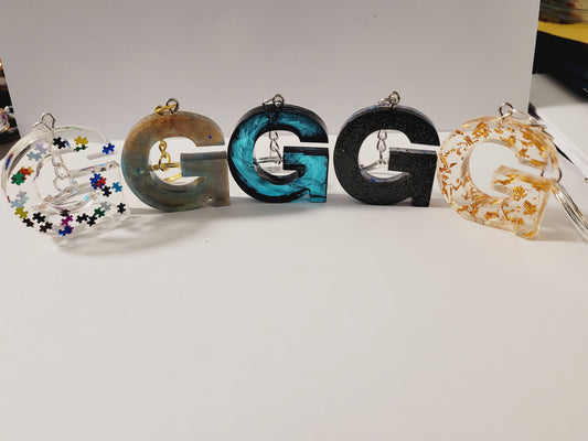 Letter G Keychains