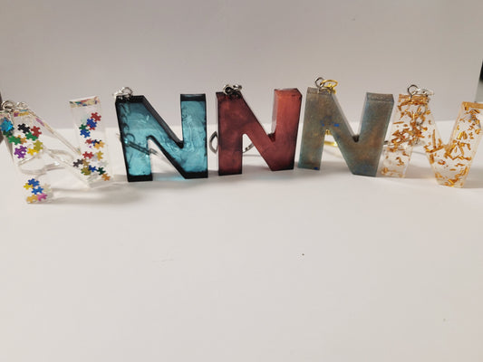 Letter N Keychains