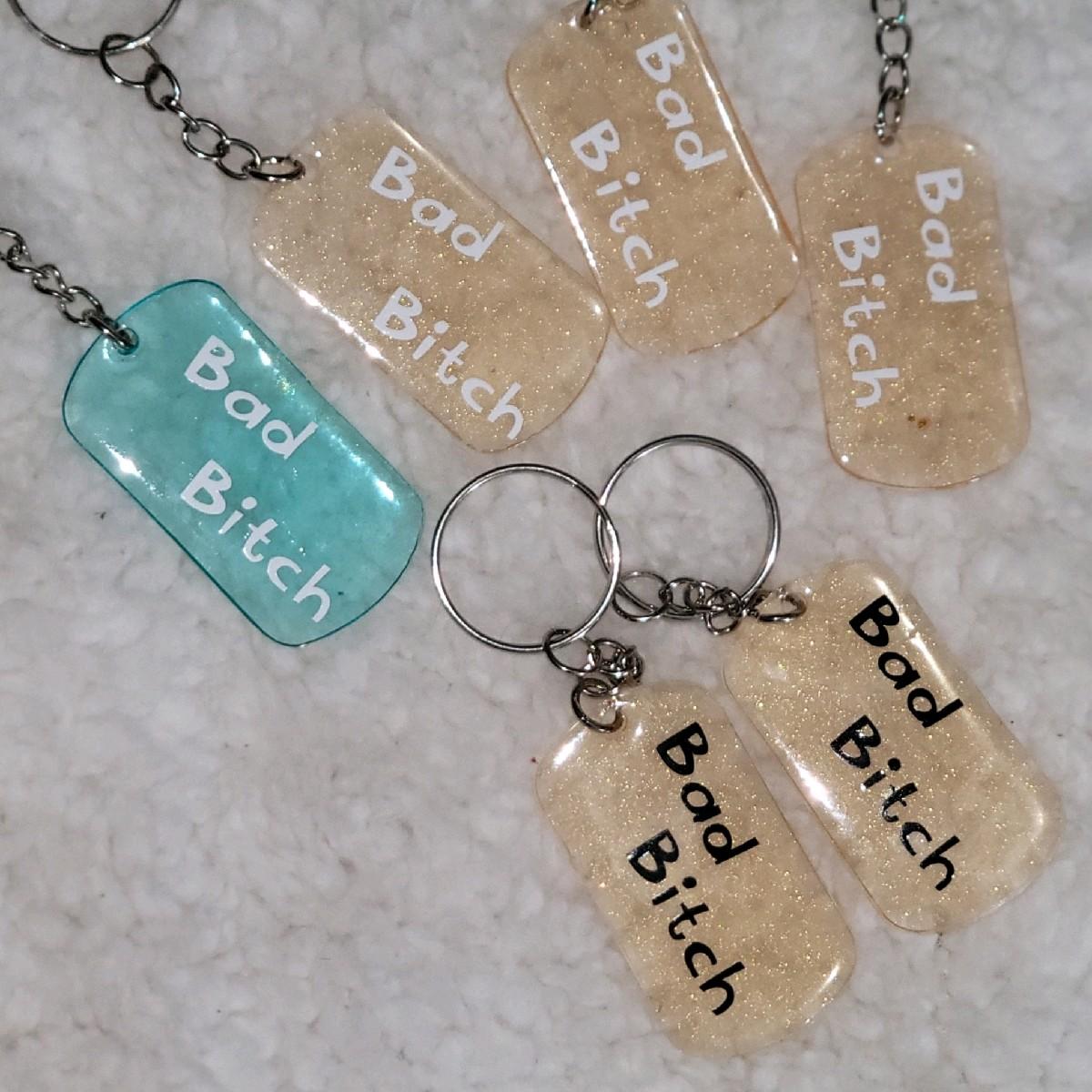 Dog Tag Keychain