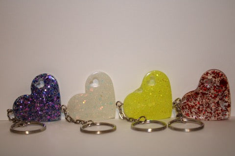 Heart Keychains