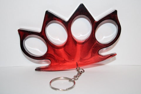 Red & Black Self Defense Keychains