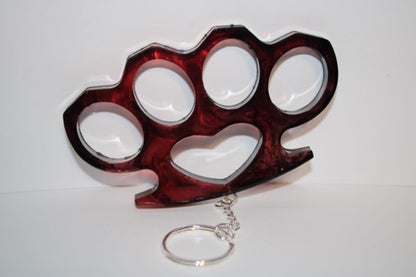 Red & Black Self Defense Keychains