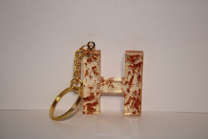 Letter H Keychain