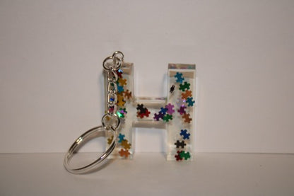 Letter H Keychain