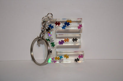 Letter E Keychains