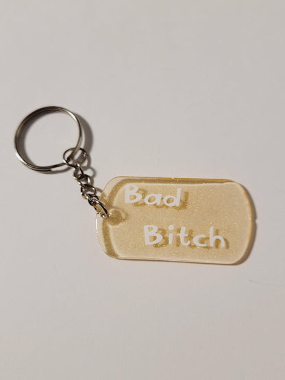 Dog Tag Keychain