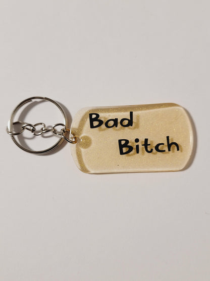 Dog Tag Keychain