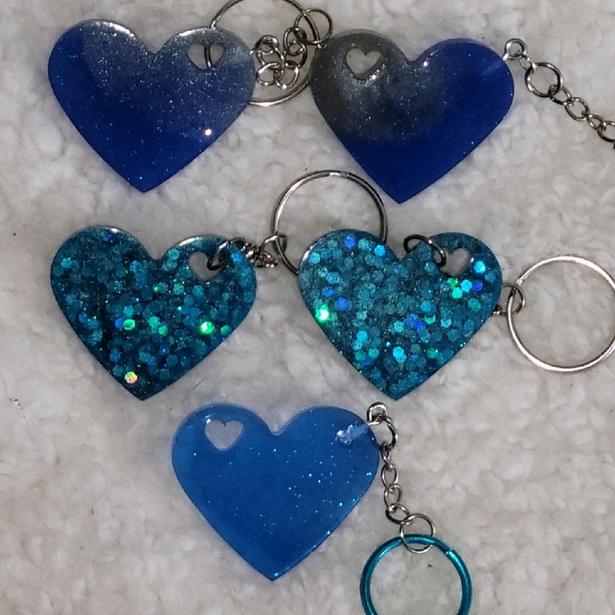 Heart Keychains