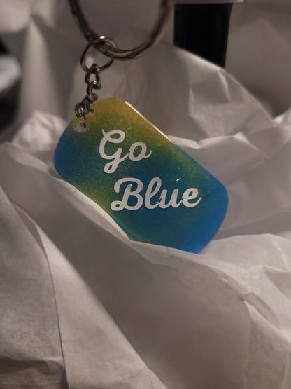 Go Blue Keychains